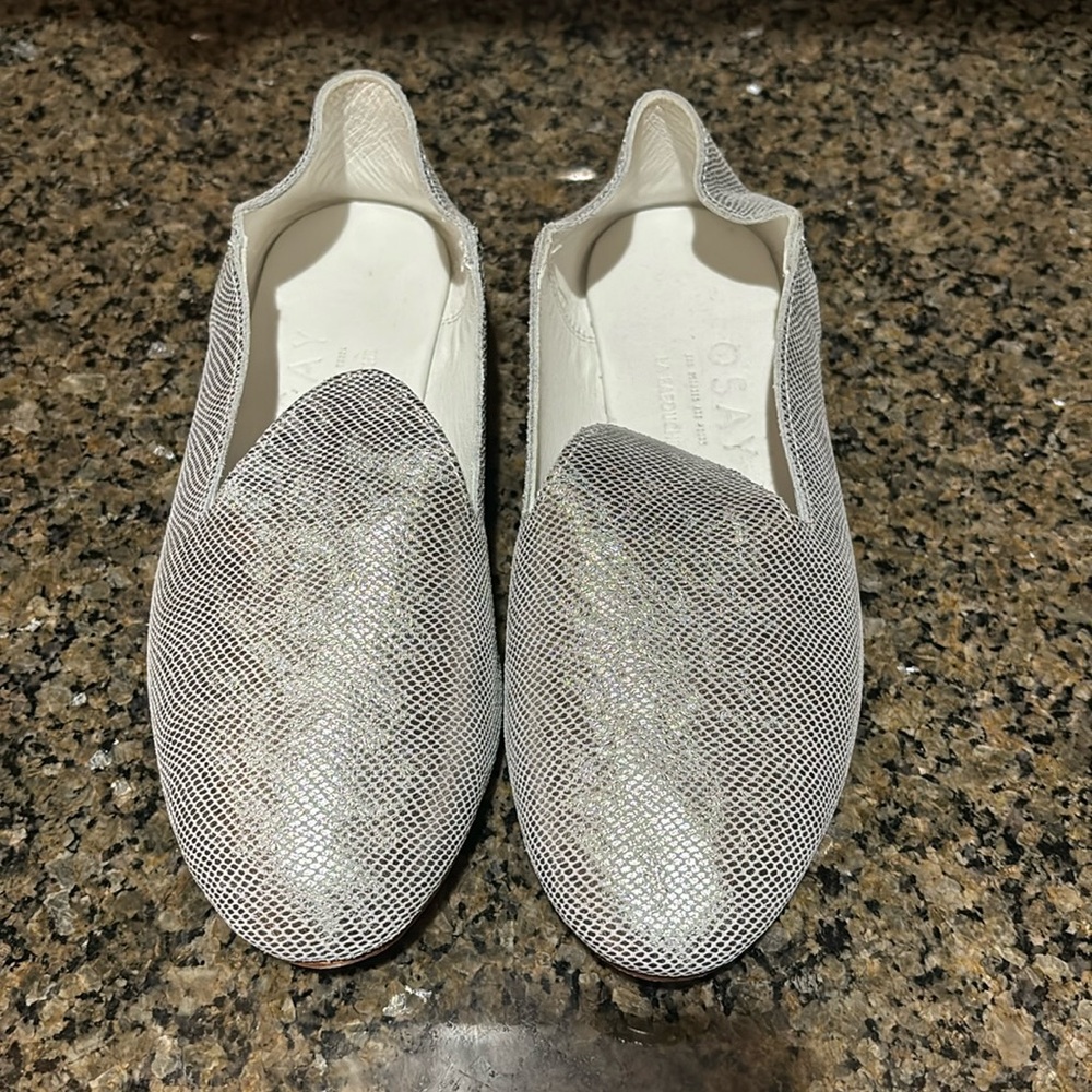Osay LA Babouche slip on leather flats